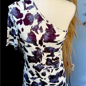 Cow print top